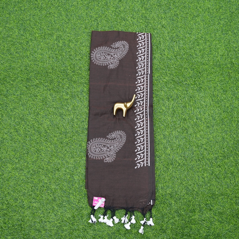 Brown Color Daily Wear Saree