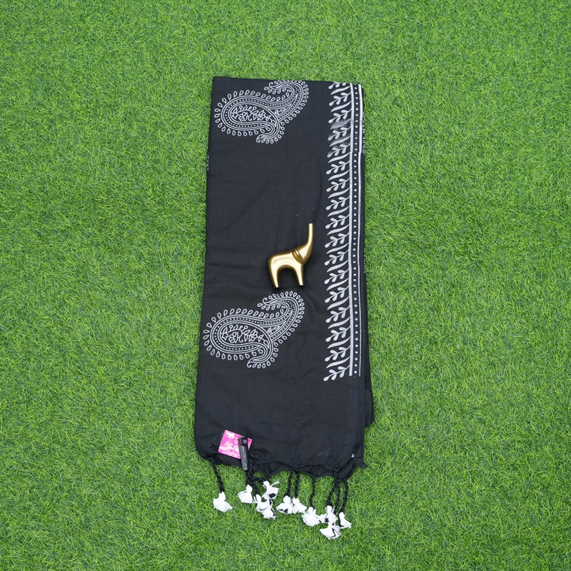 Black Color Daily Wear Saree