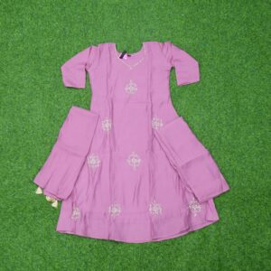 Pink Color Party Wear Designer Dress