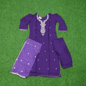 22 1350 purple Purple Color Party Wear Designer Dress