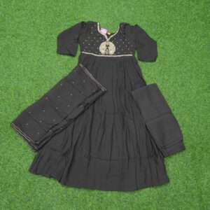 Black Color Party Wear Designer Dress