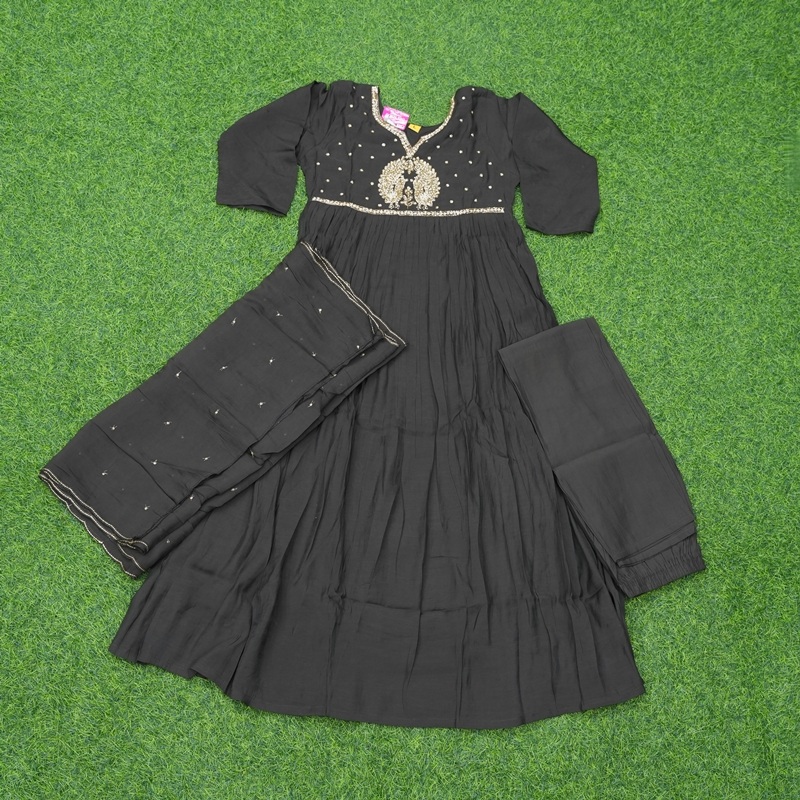 Black Color Party Wear Designer Dress