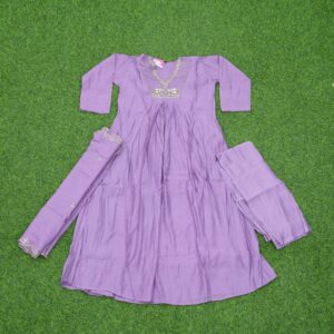4 180 lavender Lavender Color Party Wear Designer Dress