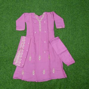 8 1390 baby pink Baby Pink Color Party Wear Designer Dress