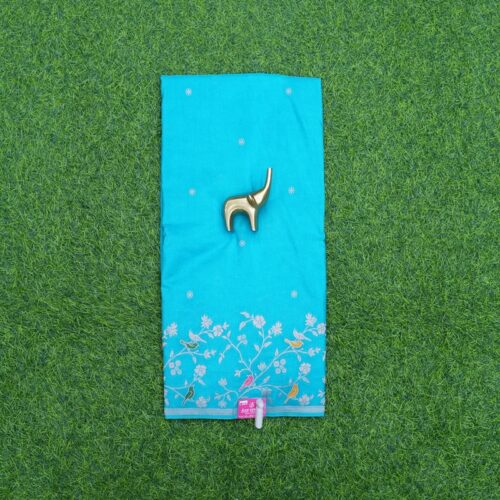 Blue Color Fancy Saree