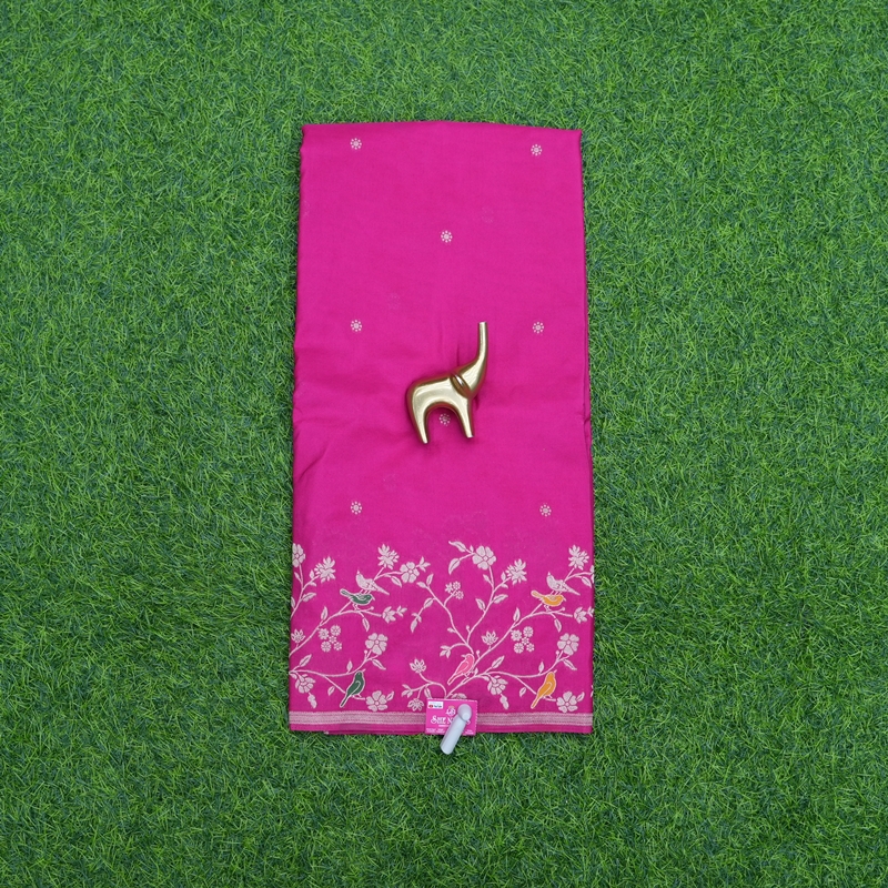 Pink Color Fancy Saree