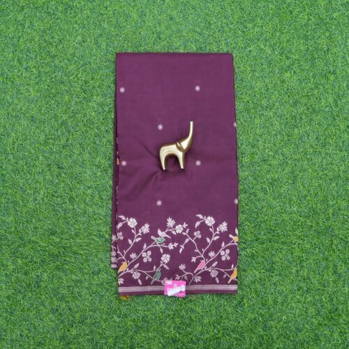 Brown Color Fancy Saree